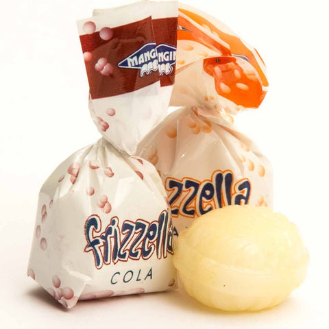 Caramelle Mangini frizzanti arancia, limone, cola