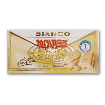 Tavoletta cioccolato bianco grammi 100 Novi