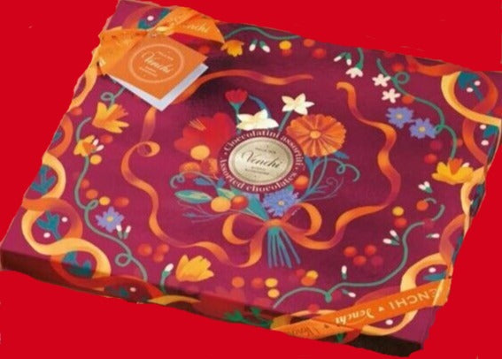 Scatola Lusso Autunno Cioccolatini Assortiti Venchi 460g