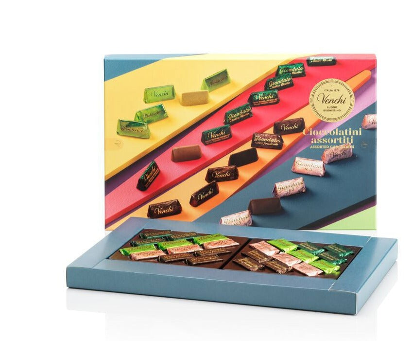 Scatola Regalo con gianduiotti Assortiti Venchi 217g