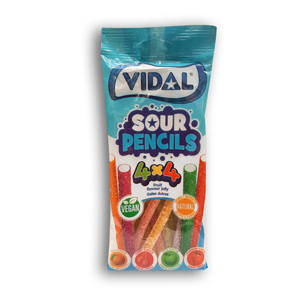 Busta Sour Pencils veggie gr. 100 Vidal