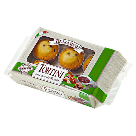 Tortini vaschetta crema Nocciola pezzi 6 Beniamino